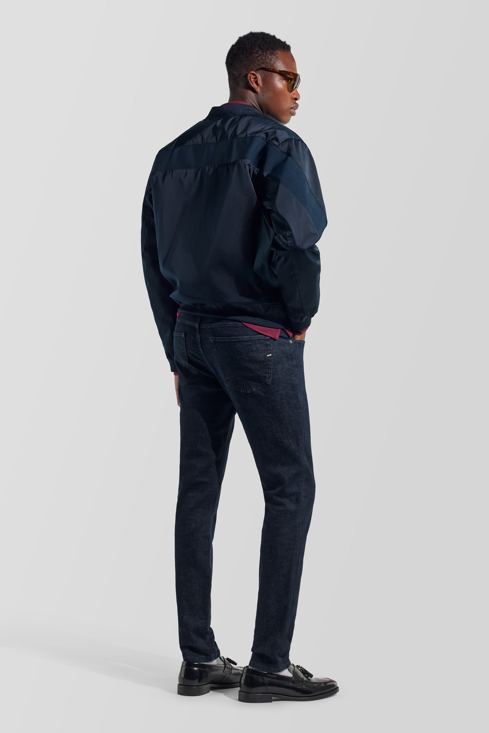 gas-sax-zip-rev-10ro-jeans-skinny-rinse-stretch image 2