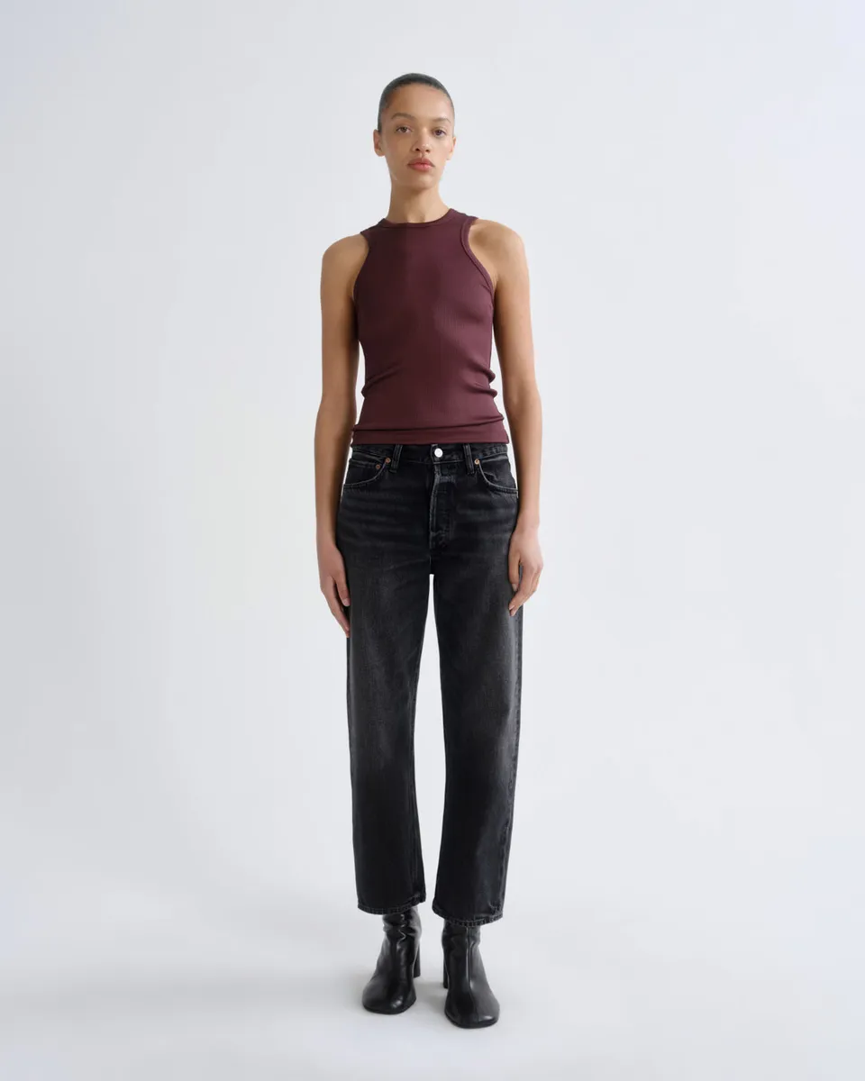 agolde-90-s-straight-translation-damen-jeans-schwarz image 1