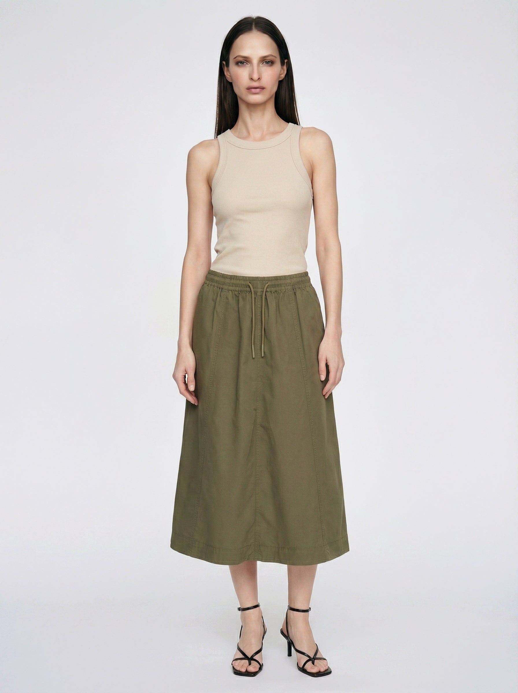 gas-petra-skirt-3677-rock-damen-beige-mit-g-rtel image 1