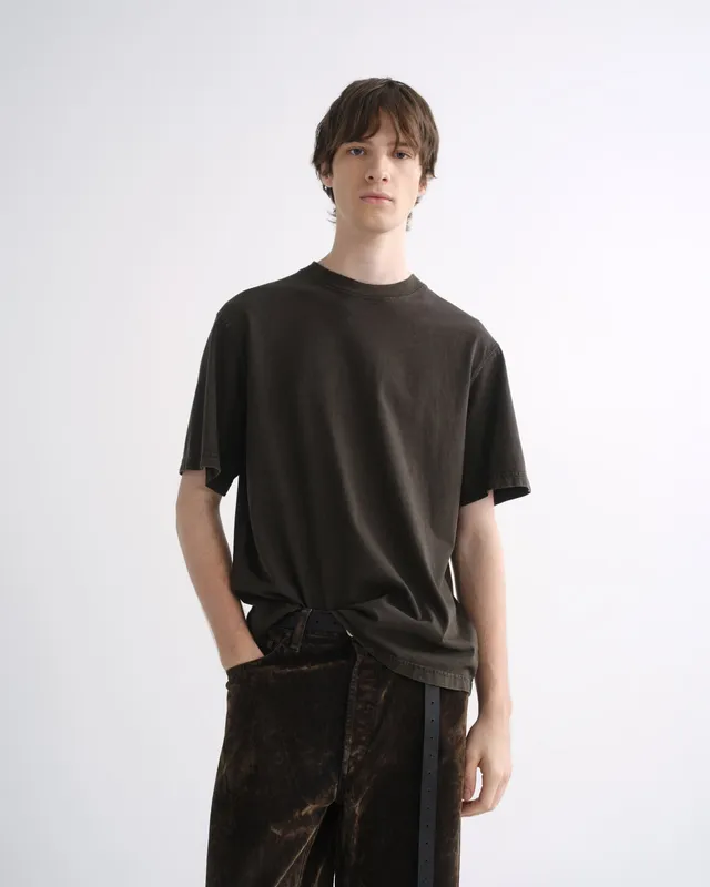 agolde-asha-mock-neck-tee-herren-t-shirt-fracture-grau image 1