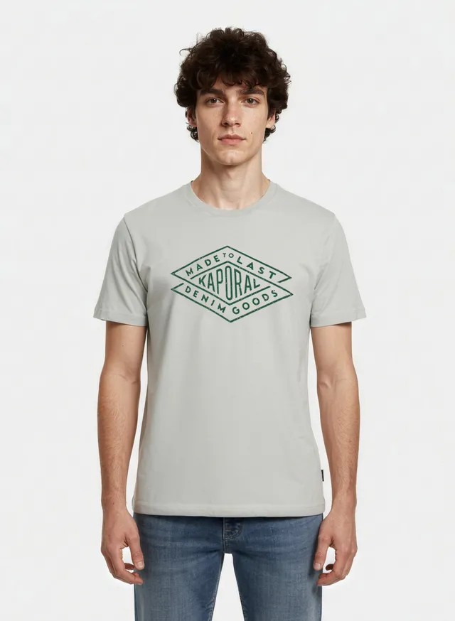 kaporal-toky-t-shirt-kreidewei-herren-baumwolle image 1