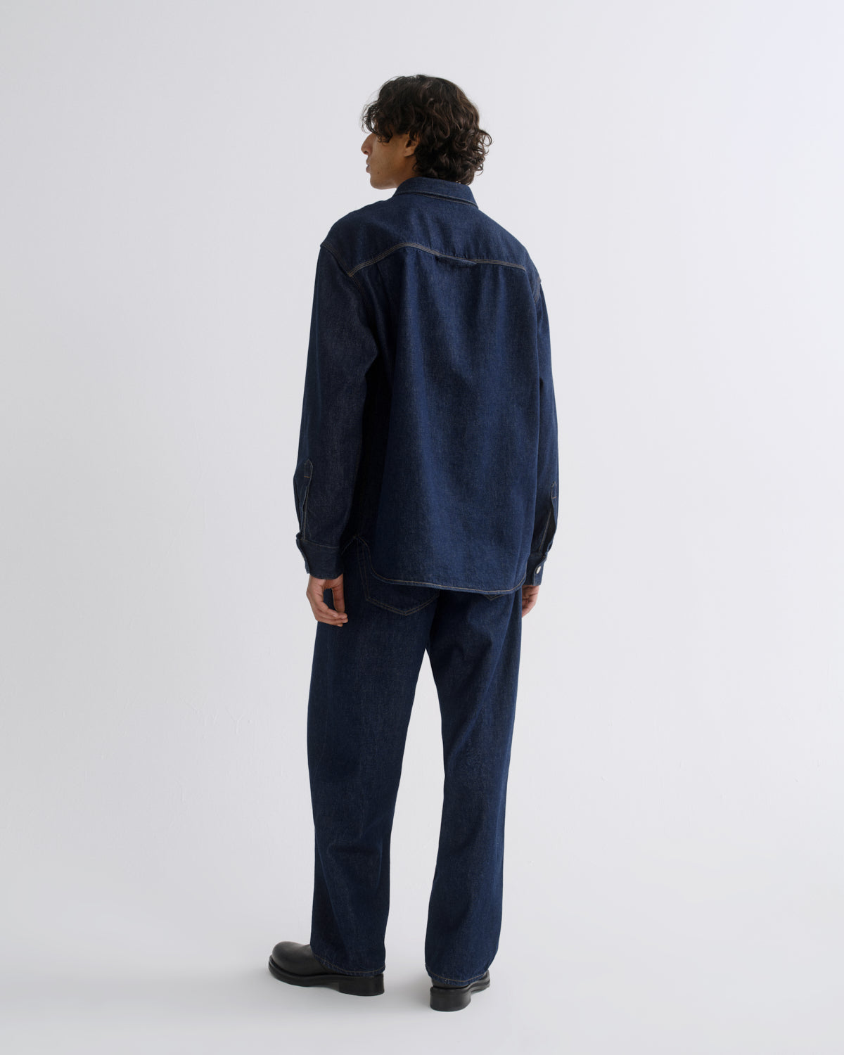 agolde-atticus-shirt-rinse-jeanshemd-eco-indigo image 2