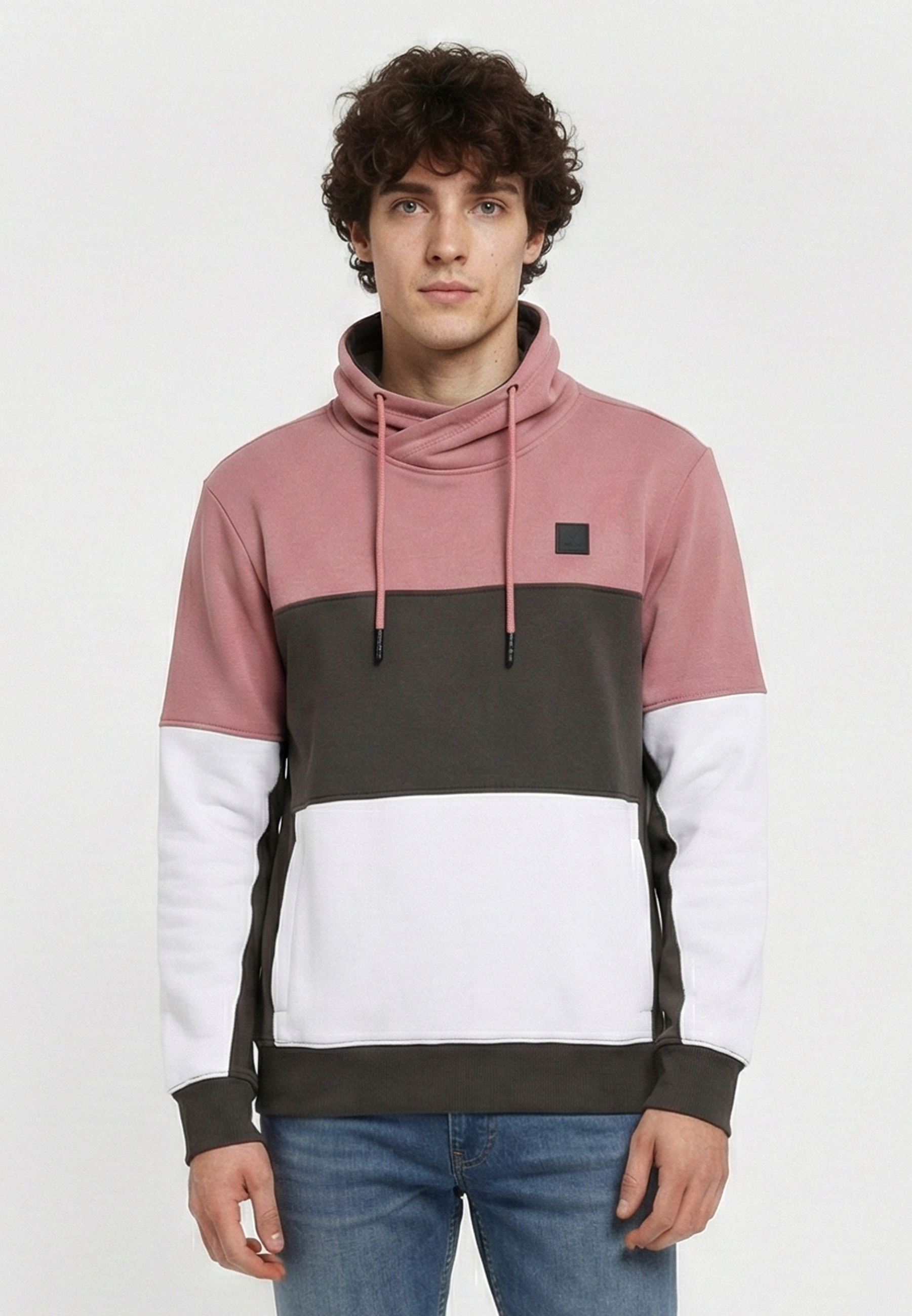 kaporal-rudon-sweatshirt-herren-altrosa-baumwollmix image 2