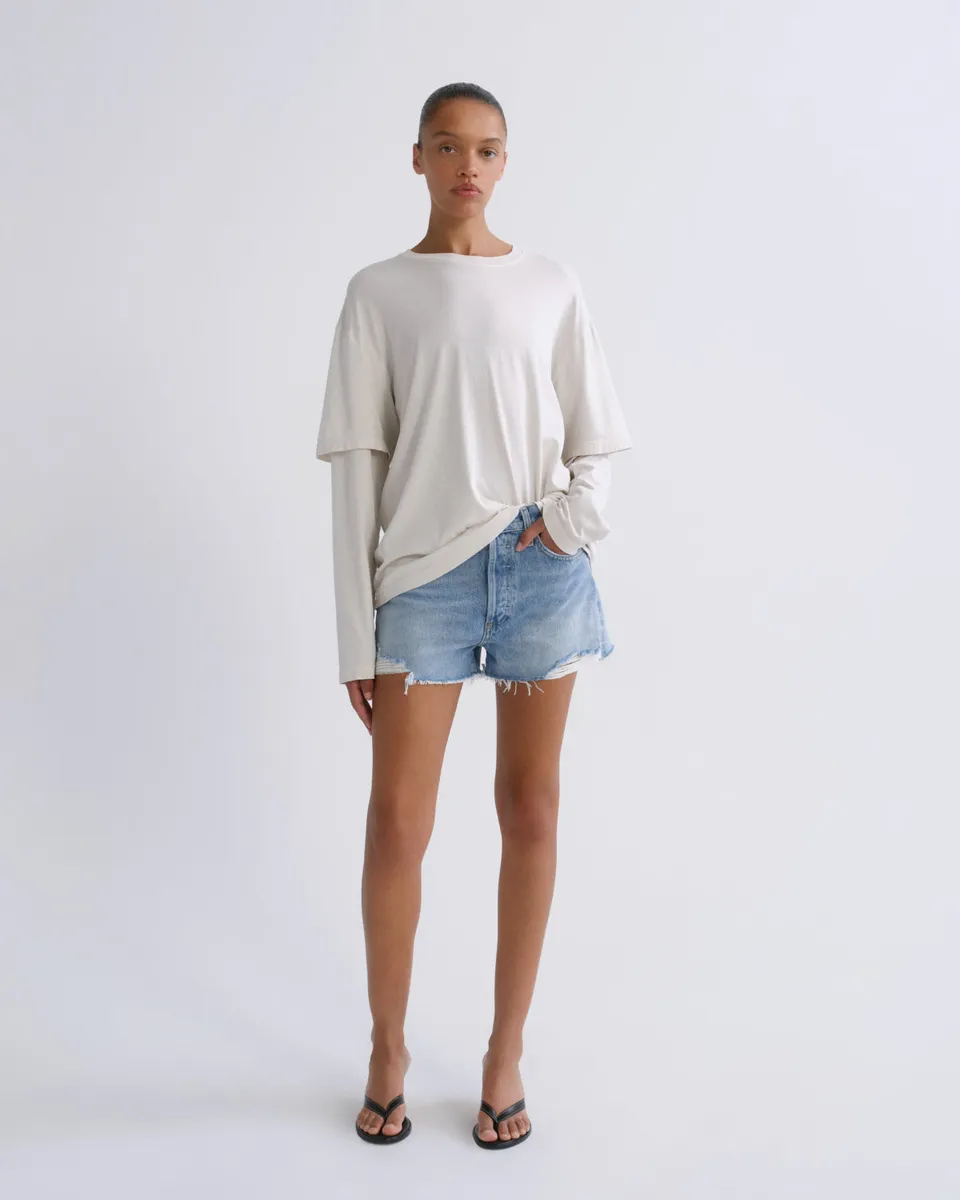 agolde-parker-jeansshorts-animate-hellblau-high-rise image 1