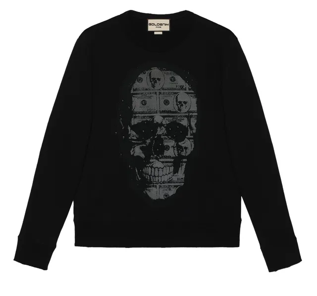 goldenim-paris-homme-ital-noir-sweatshirt-schwarz image 1