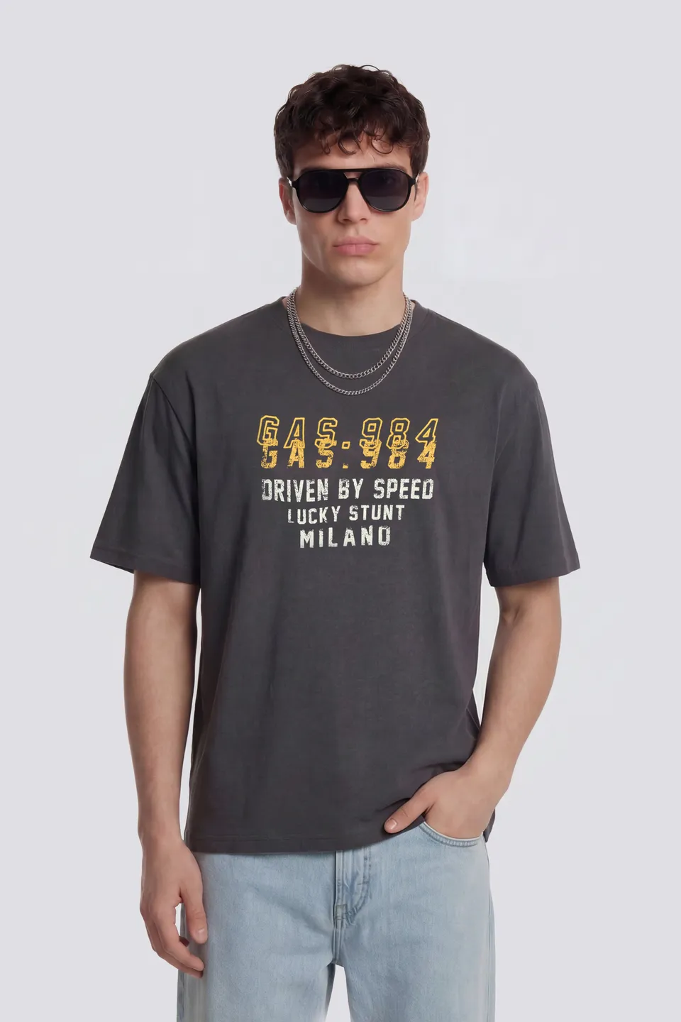 gas-dharis-m-c-driven-3920-t-shirt-herren-gr-m-print image 1