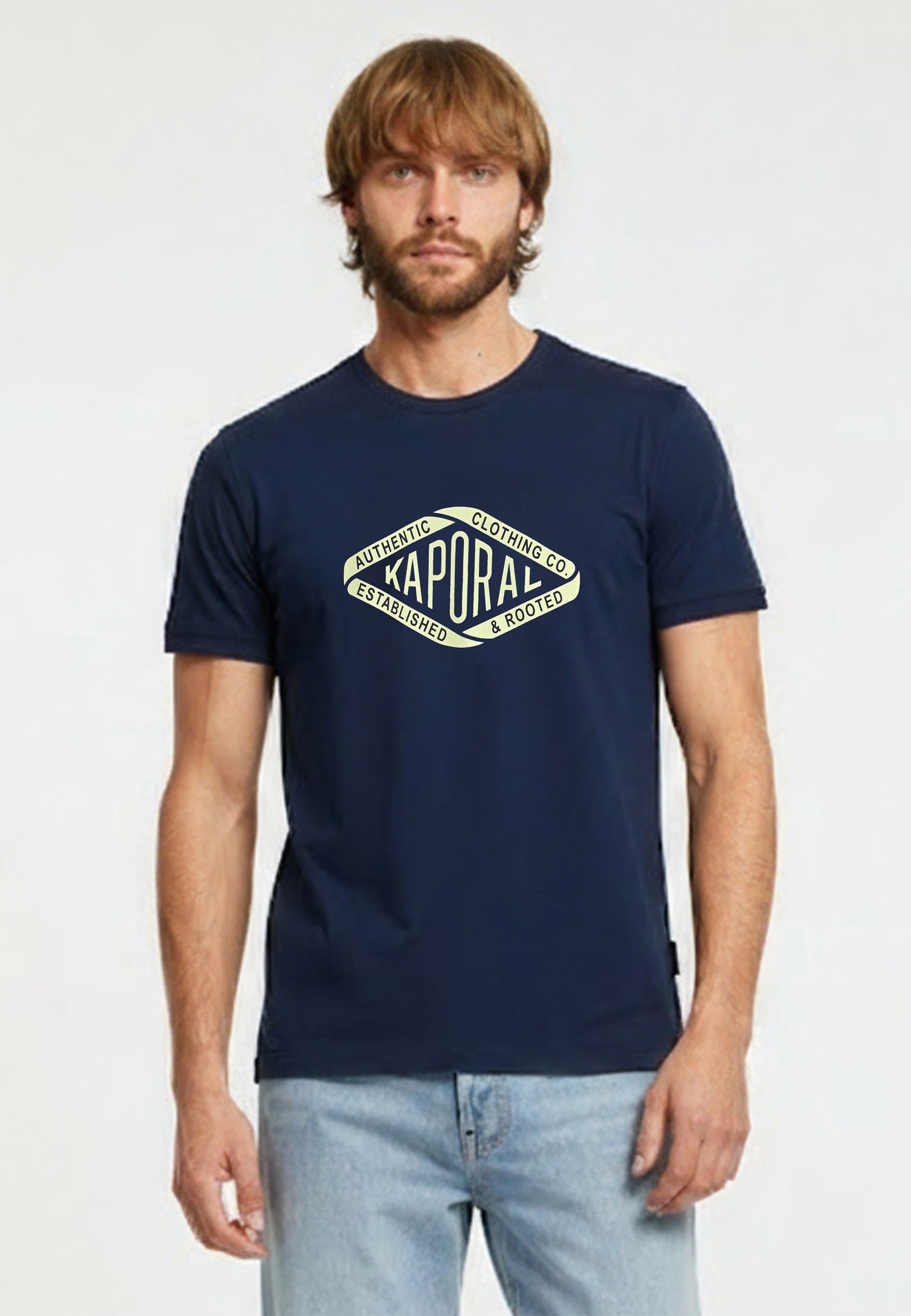 kaporal-raz-t-shirt-herren-marine-regular-baumwolle image 1