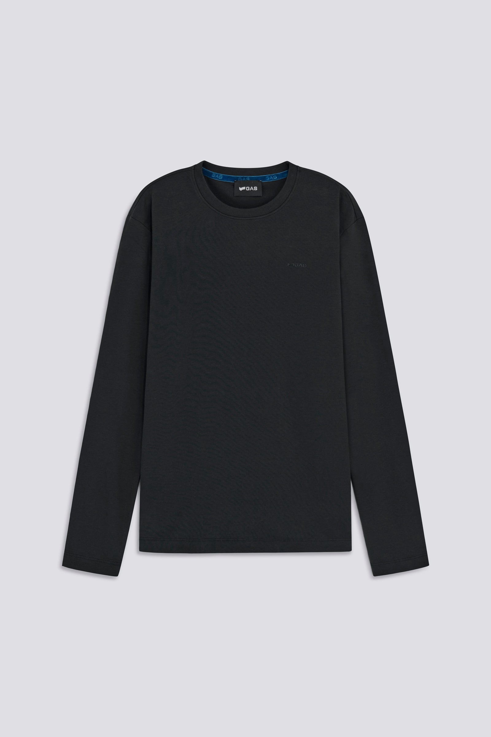 gas-janis-s-str-logo-g-0200-t-shirt-langarm-schwarz-slim-fit image 3