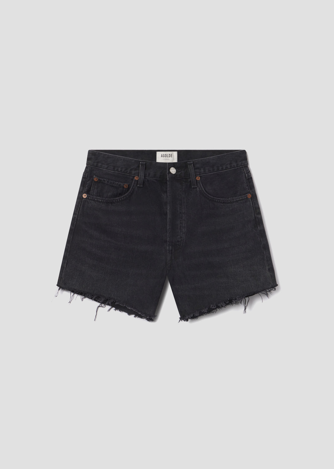 agolde-parker-long-short-shorts-fright-damen-schwarz image 5
