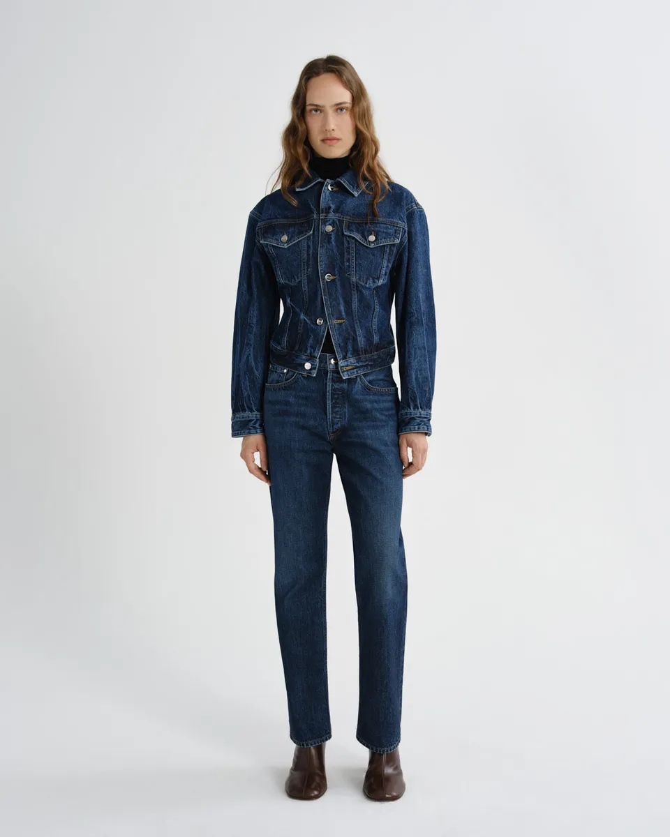 agolde-lana-jean-covell-damen-jeans-dunkles-indigo image 1
