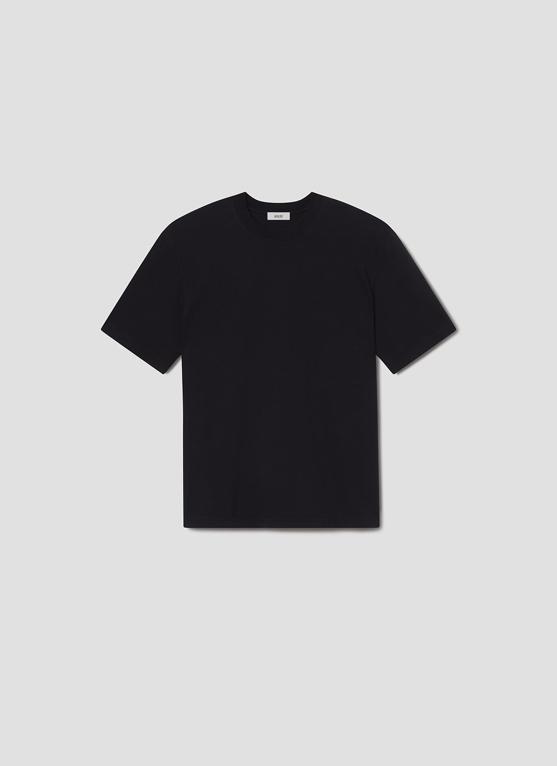 agolde-asha-mock-neck-tee-t-shirt-blackened-navy-baumwolle image 5