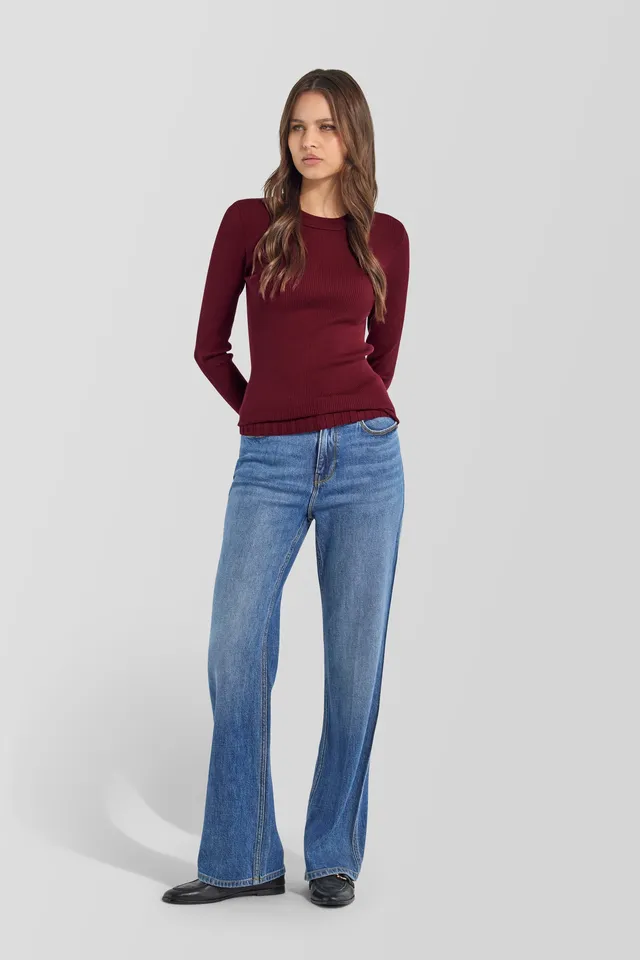 gas-emily-round-2899-pullover-damen-viskose-slim-fit image 1