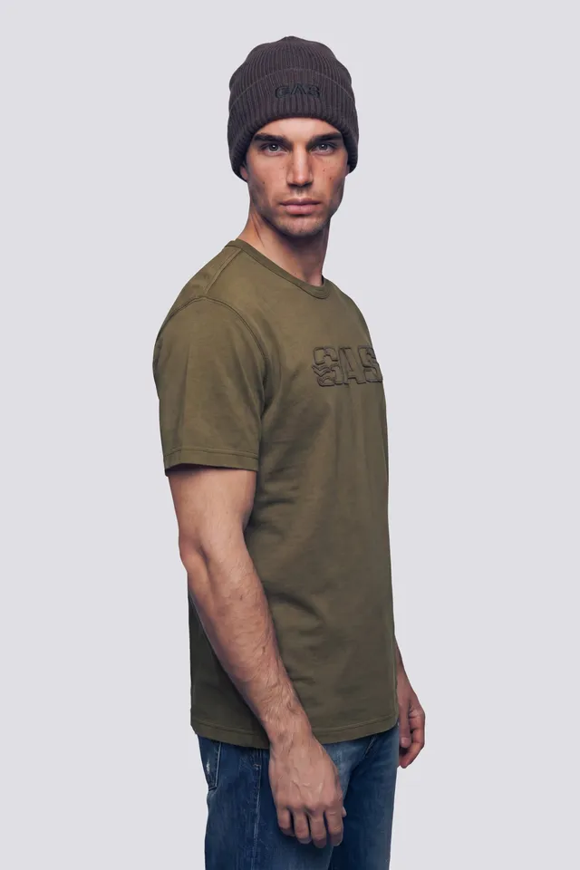 gas-dharis-heritage-3653-t-shirt-herren-acid-wash-logo image 1