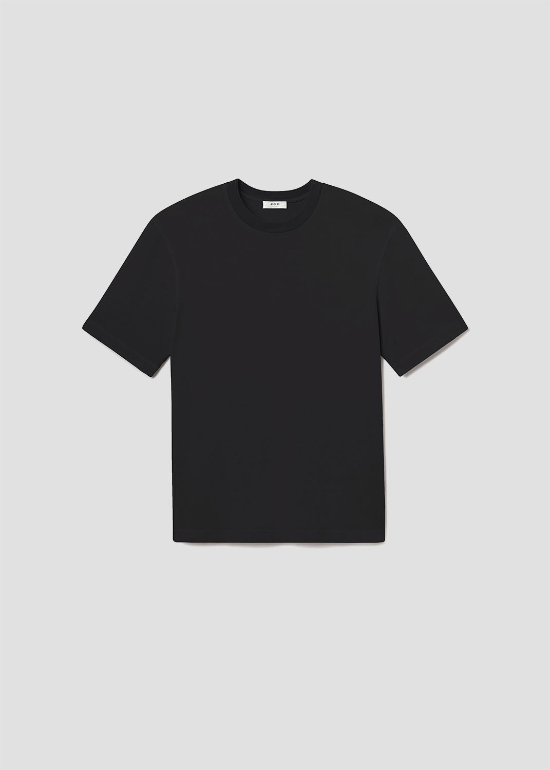 agolde-asha-mock-neck-tee-t-shirt-schwarz-baumwolle image 5