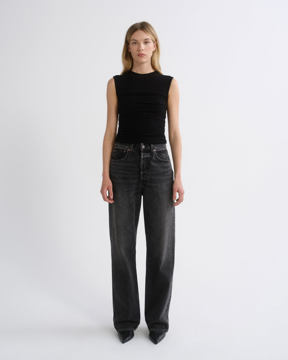 agolde-vintage-loose-jeans-translation-low-rise-schwarz image 1