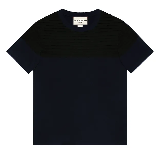goldenim-paris-homme-t-shirt-1017-noir-shirt-schwarz image 1
