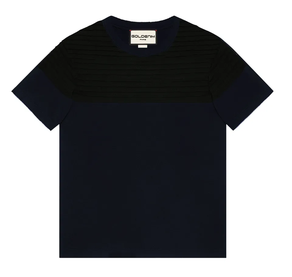 goldenim-paris-homme-t-shirt-1017-noir-shirt-schwarz image 1