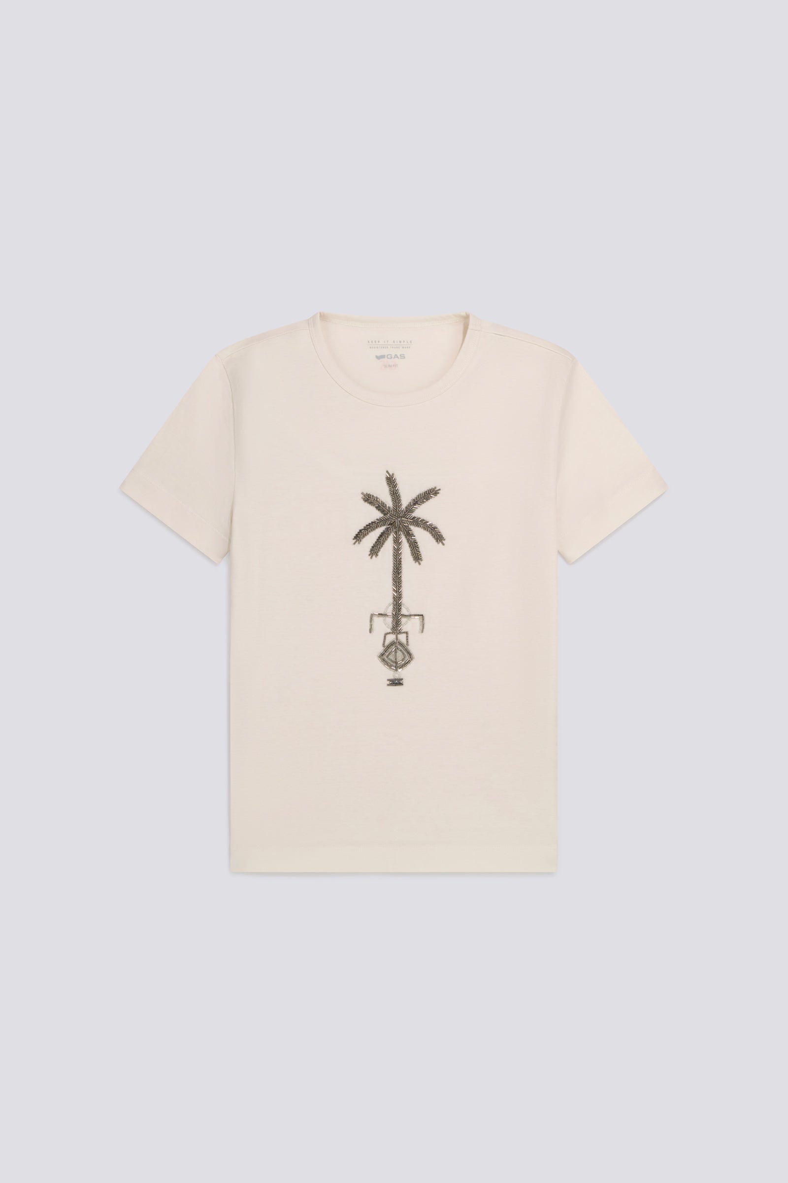 gas-telly-palm-4875-t-shirt-damen-baumwolle-slim-fit image 1
