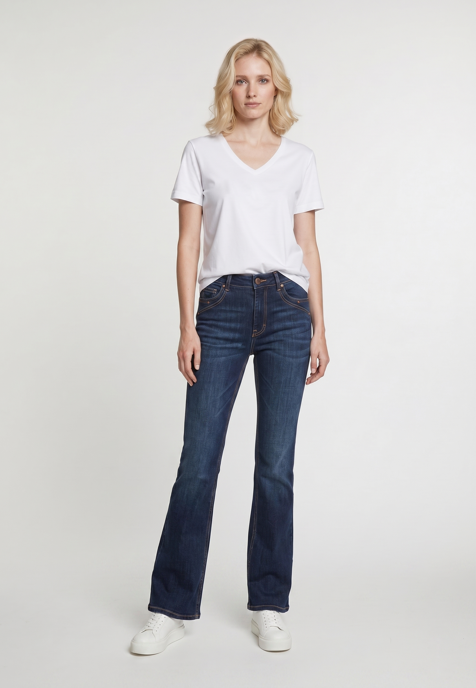 kaporal-kerala-jeans-bootcut-dunkelblau-baumwolle-damen image 1
