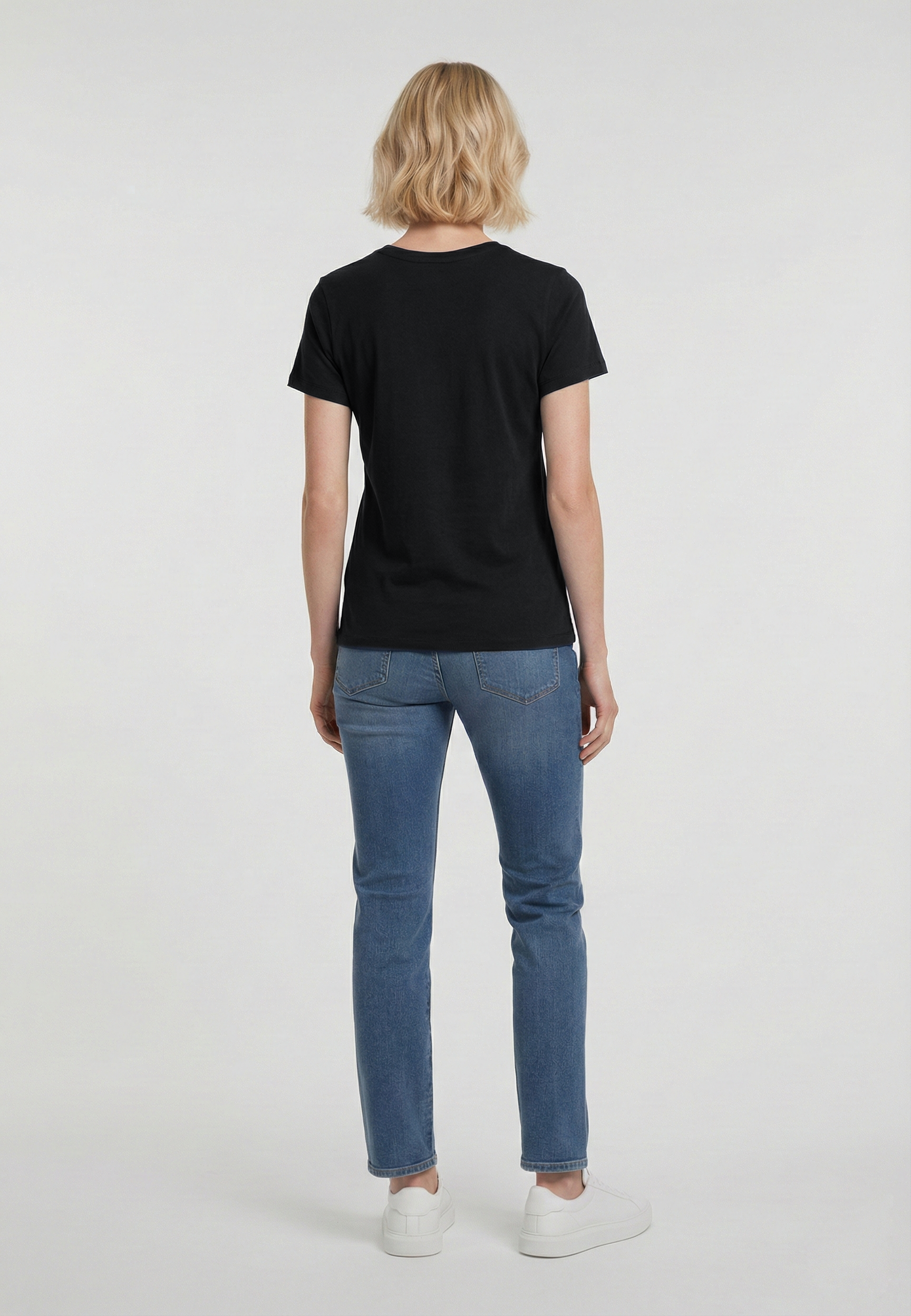 kaporal-lion-t-shirt-herren-schwarz-slim-baumwoll-stretch image 3