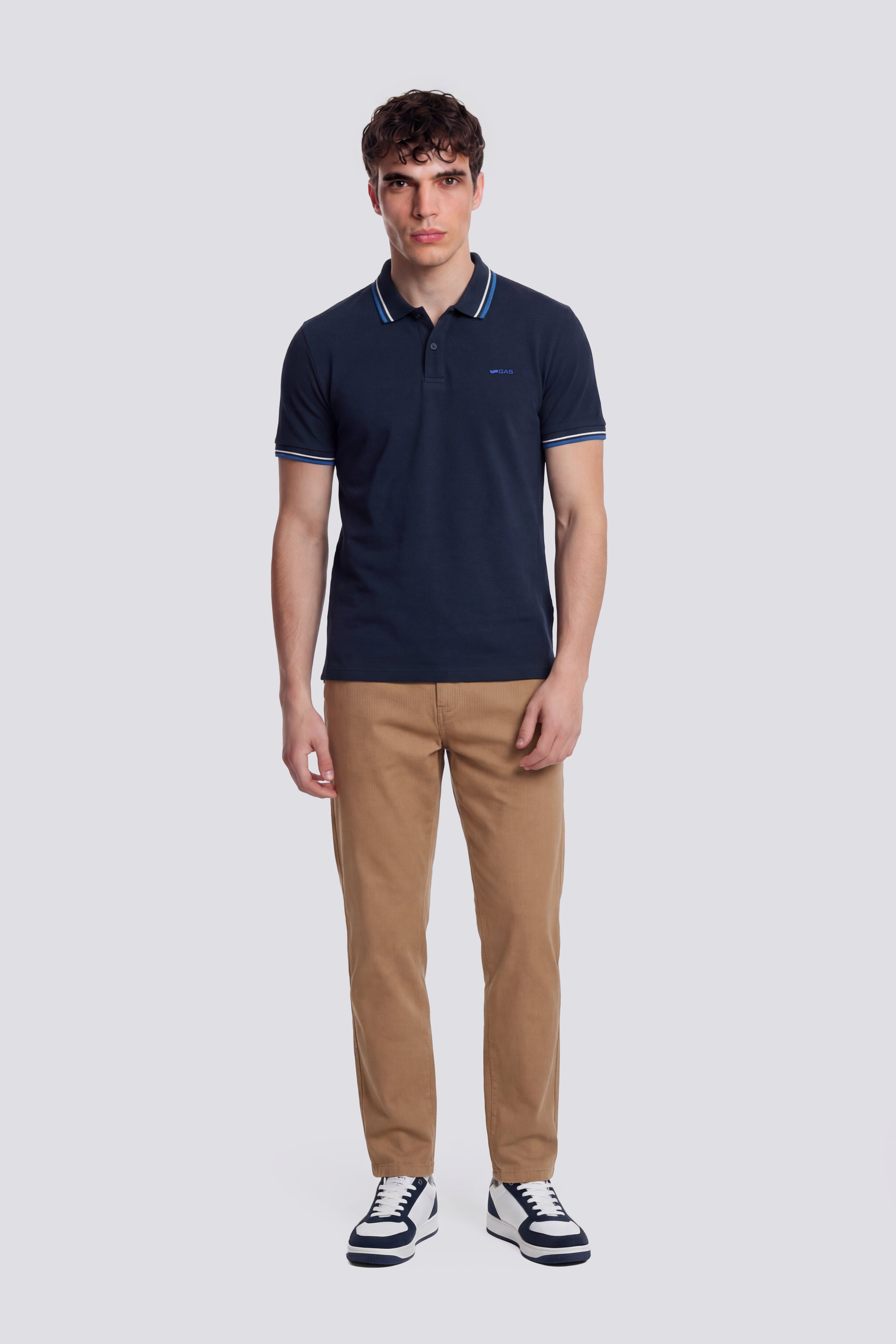 gas-ralph-colours-4706-polo-herren-slim-fit-piqu image 2