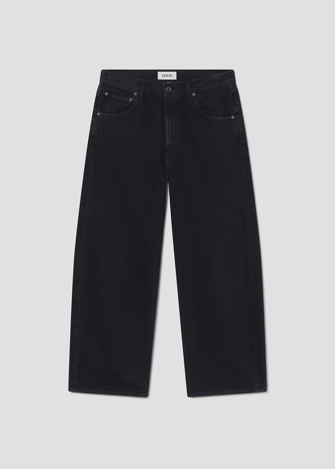 agolde-low-curve-crop-jean-crushed-schwarz-cropped image 5