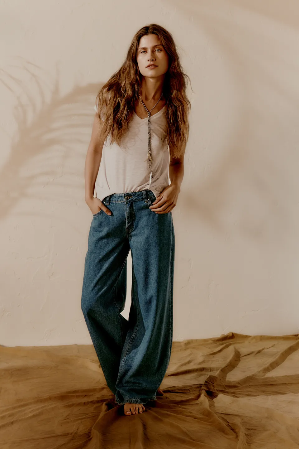 gas-zira-0001-t-shirt-damen-v-ausschnitt-modal-perlen image 1