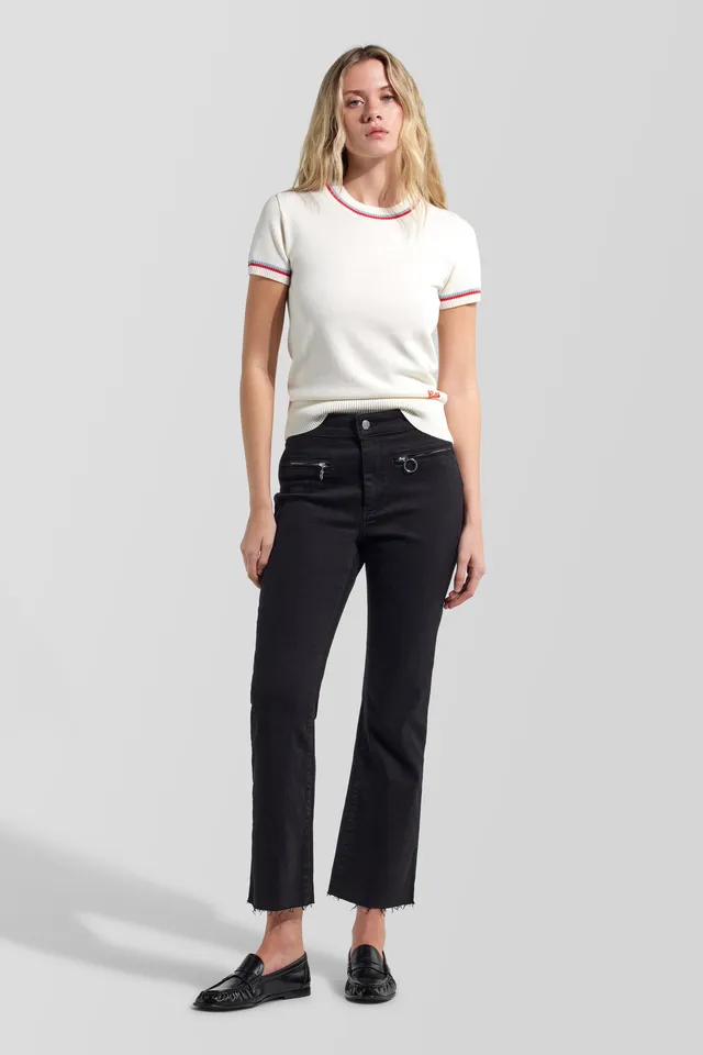 gas-ottavia-crop-flare-0200-damen-jeans-schwarz image 1