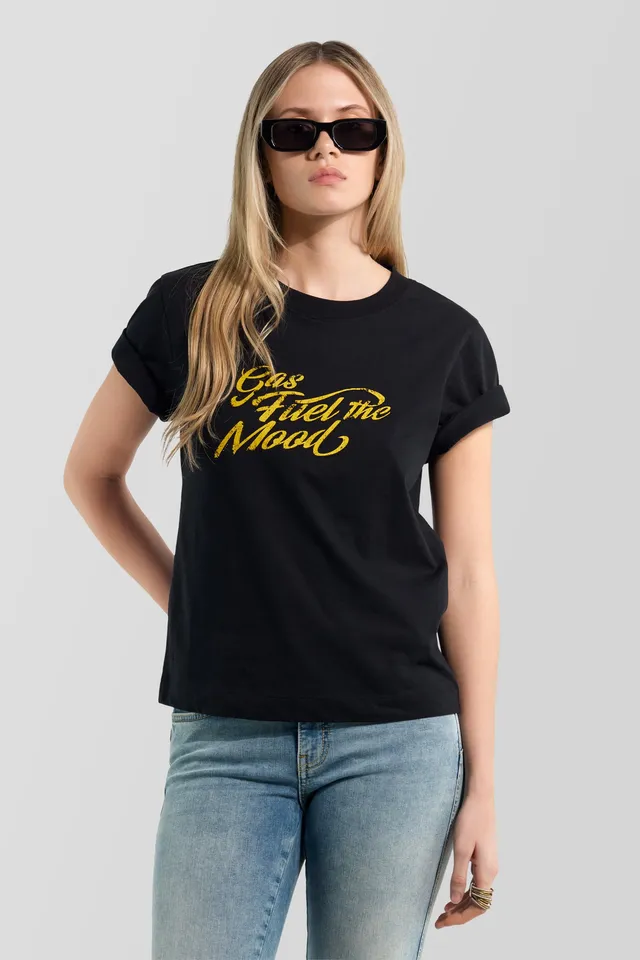 gas-irin-mood-0200-damen-t-shirt-grafik-strass-baumwolle image 1