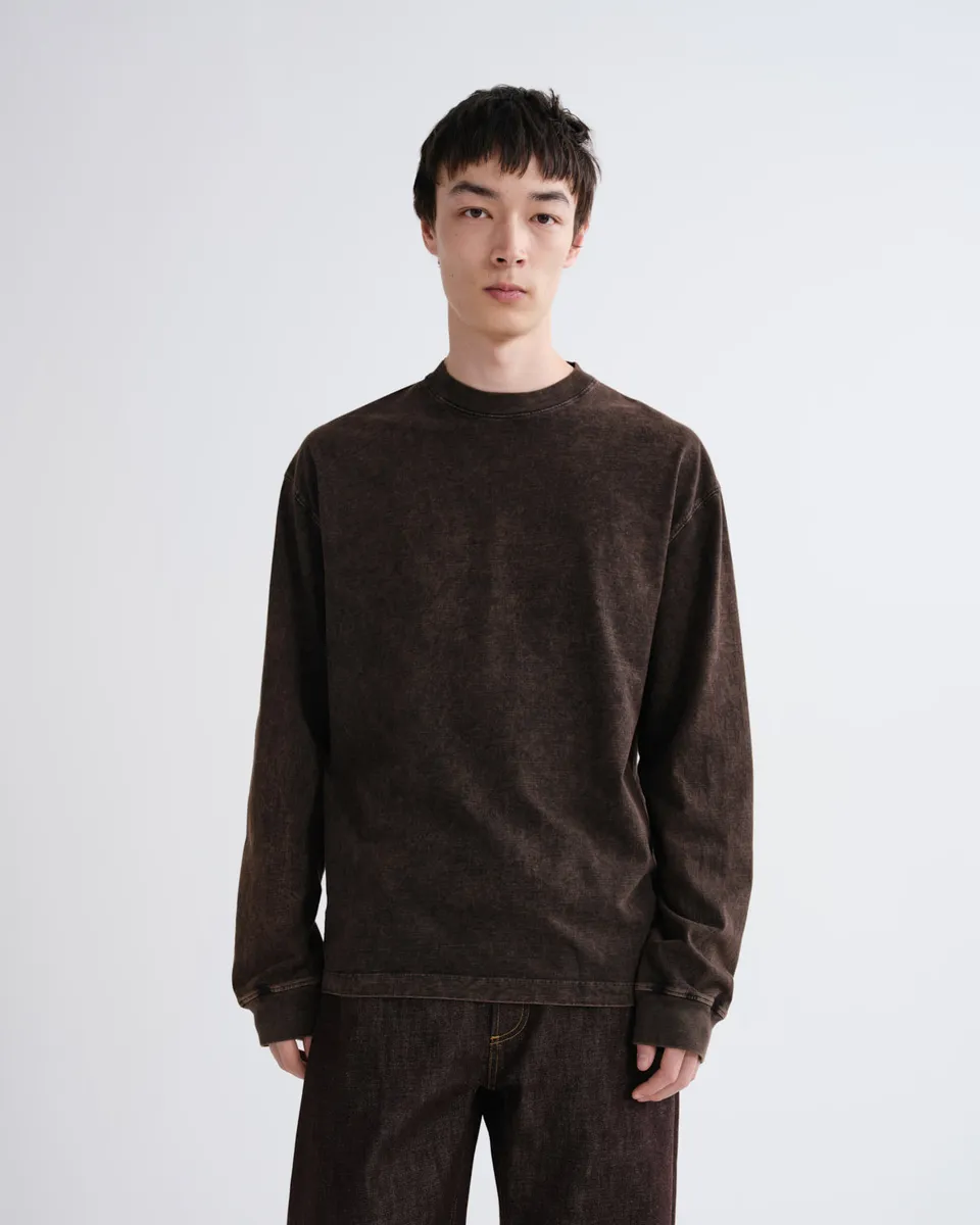 agolde-asha-mock-neck-tee-langarmshirt-pulse-rost image 1