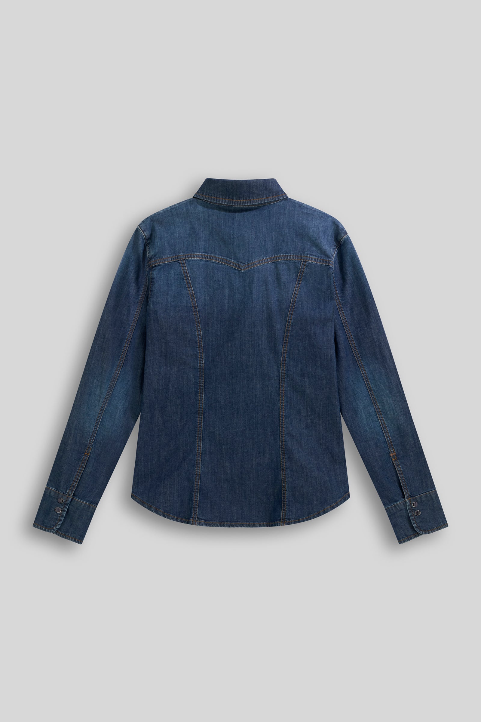 gas-cindy-shirt-13md-jeanshemd-damen-indigo-slim-fit image 4