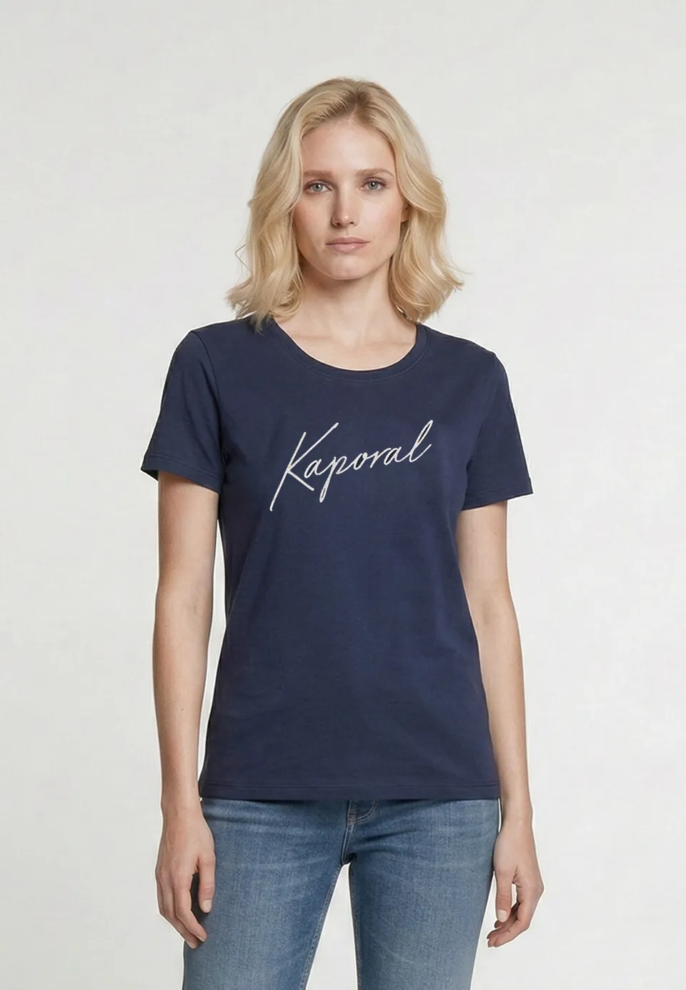 kaporal-krak-t-shirt-marine-damen-slim-stretch image 1