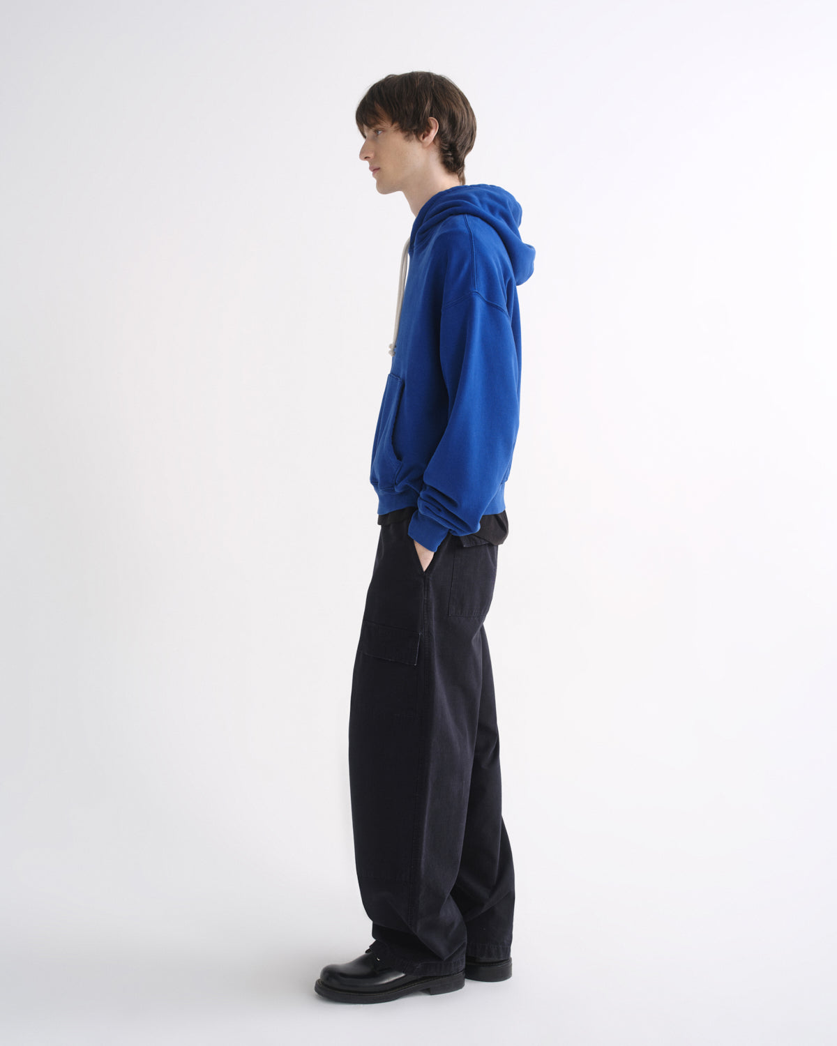 agolde-boyce-hoodie-cobalt-blau-heavyweight-fleece image 5