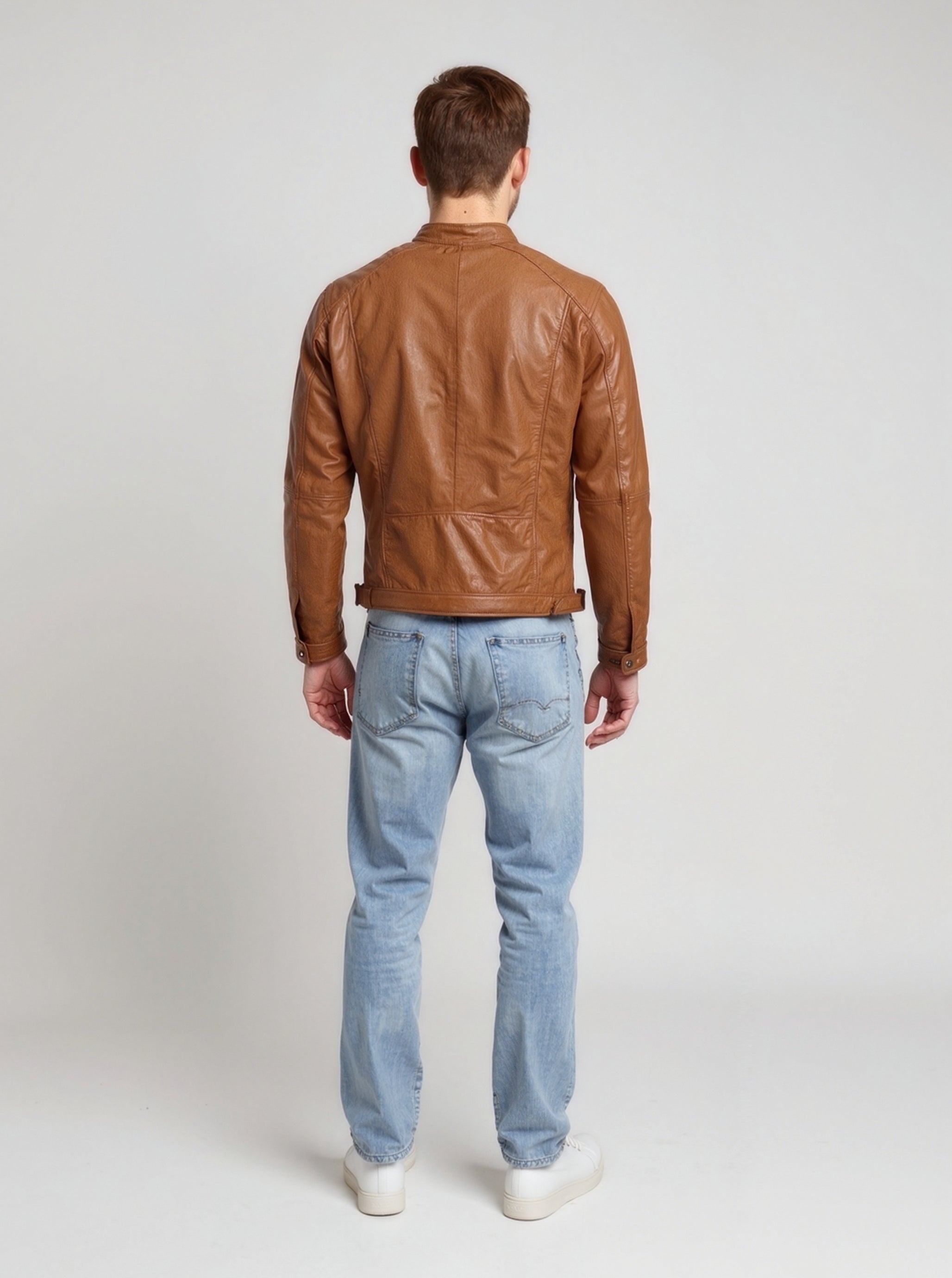 kaporal-calvin-bikerjacke-cognac-lammleder-herren-slim image 3