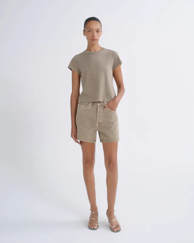 agolde-parker-long-short-denimshorts-trail-high-waist image 1