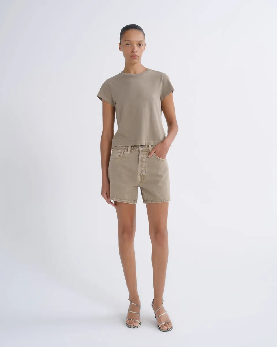 agolde-parker-long-short-denimshorts-trail-high-waist image 1