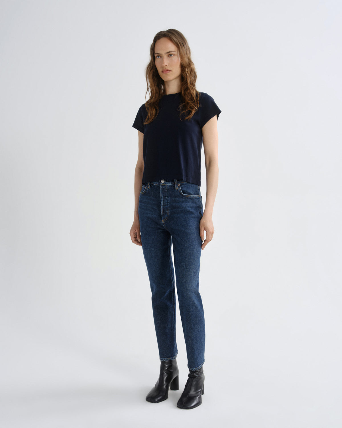 agolde-90-s-pinch-waist-crop-flow-damen-jeans-dunkelblau image 3