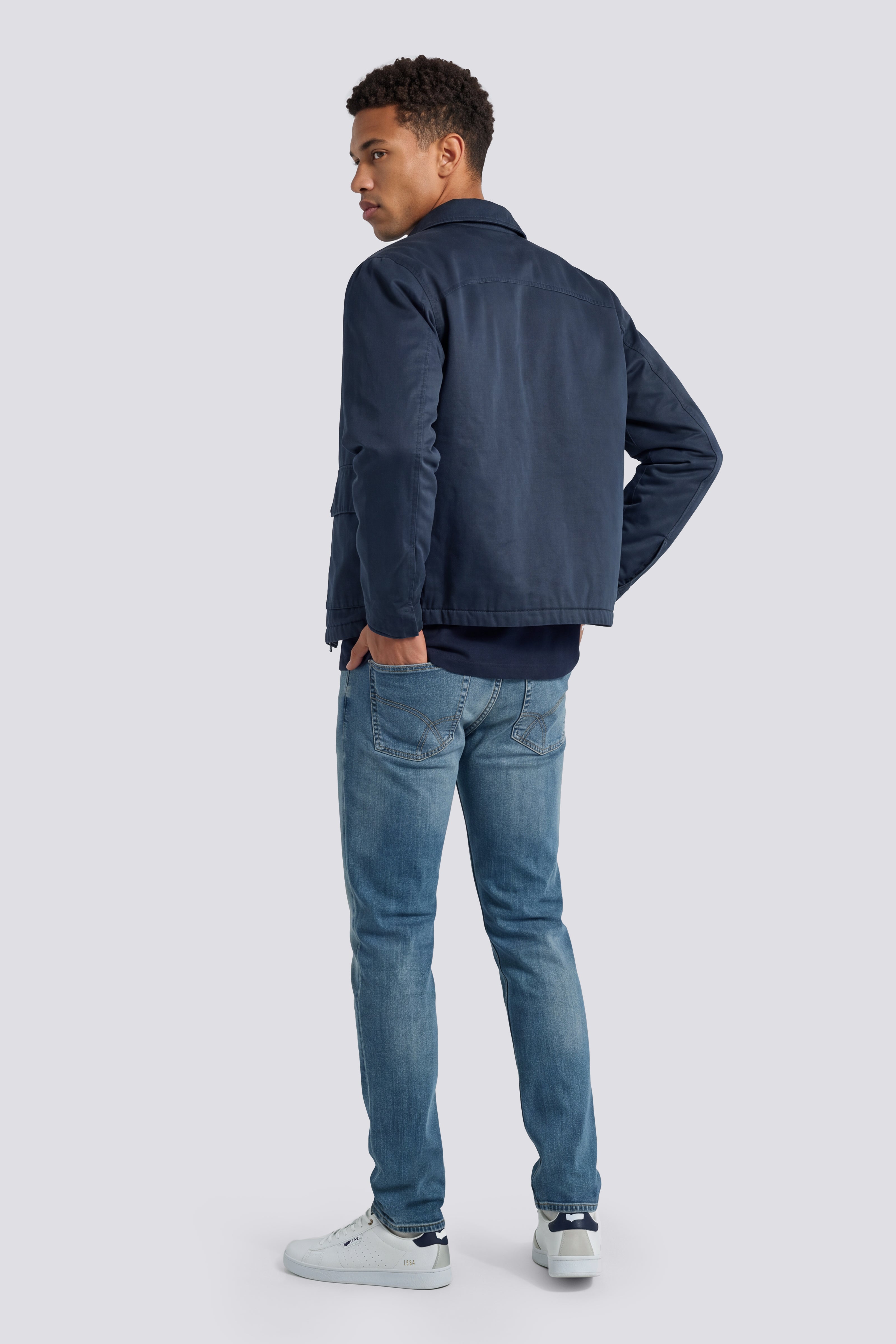 gas-sax-zip-rev-12mm-jeans-herren-skinny-medium-blue image 2