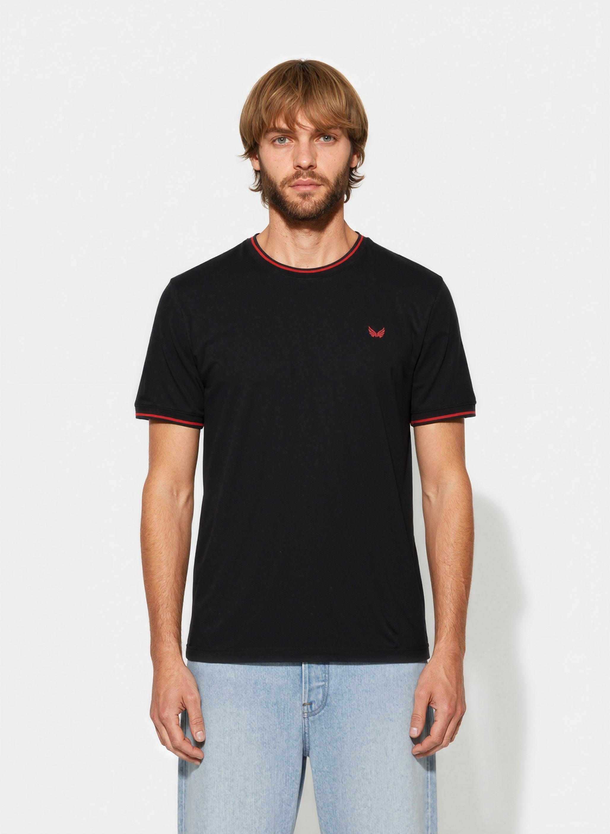 kaporal-roll-t-shirt-herren-schwarz-baumwolle image 1