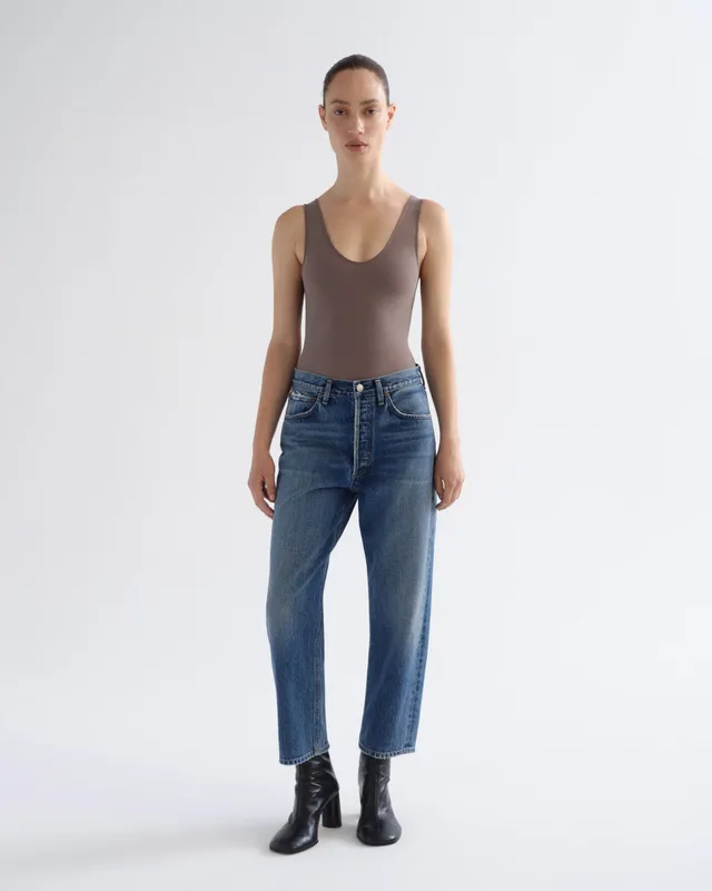 agolde-90-s-crop-straight-bounty-indigo-damen image 1