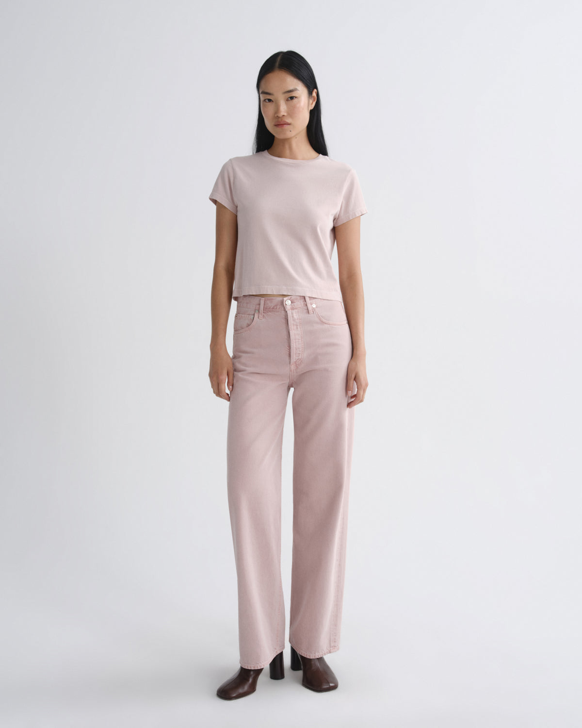 agolde-adine-shrunken-tee-damen-t-shirt-wallflower-bio-baumwolle image 5