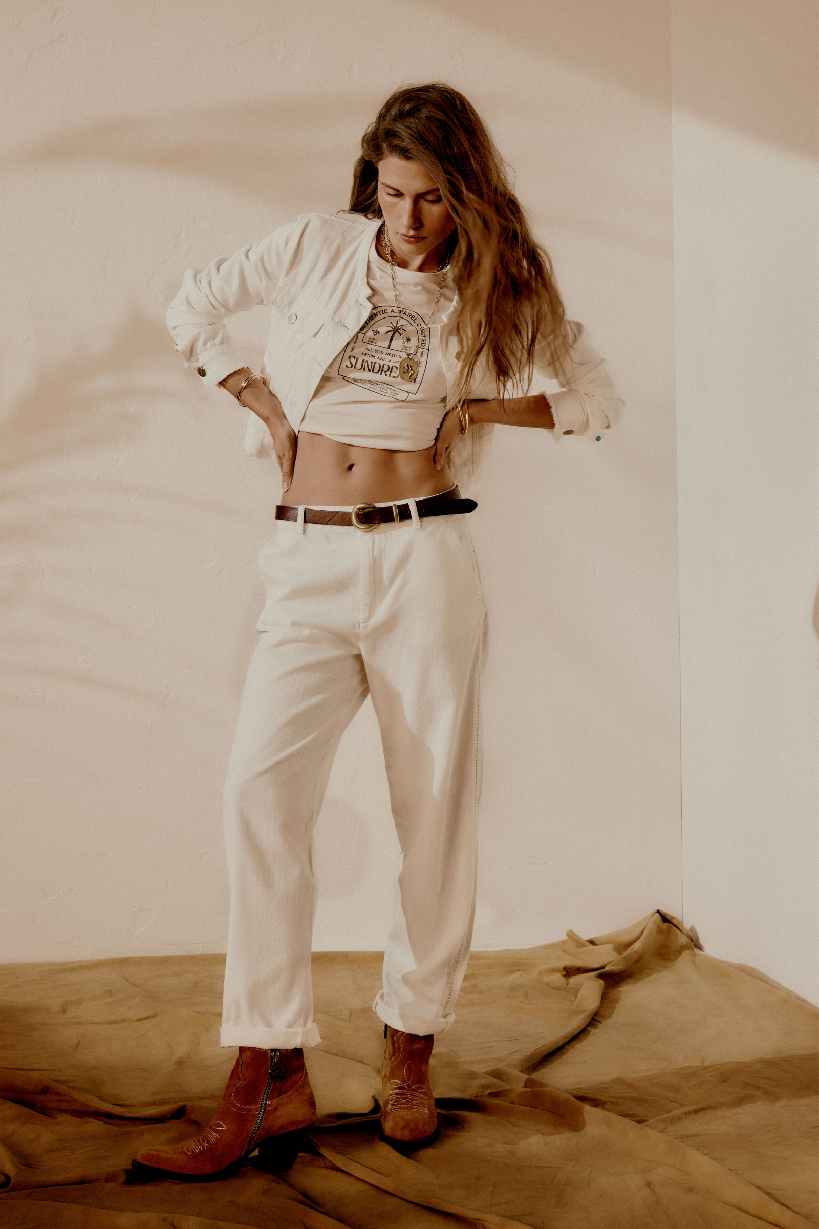 gas-nina-nina-pant-1583-hose-comfort-fit-gabardine image 1
