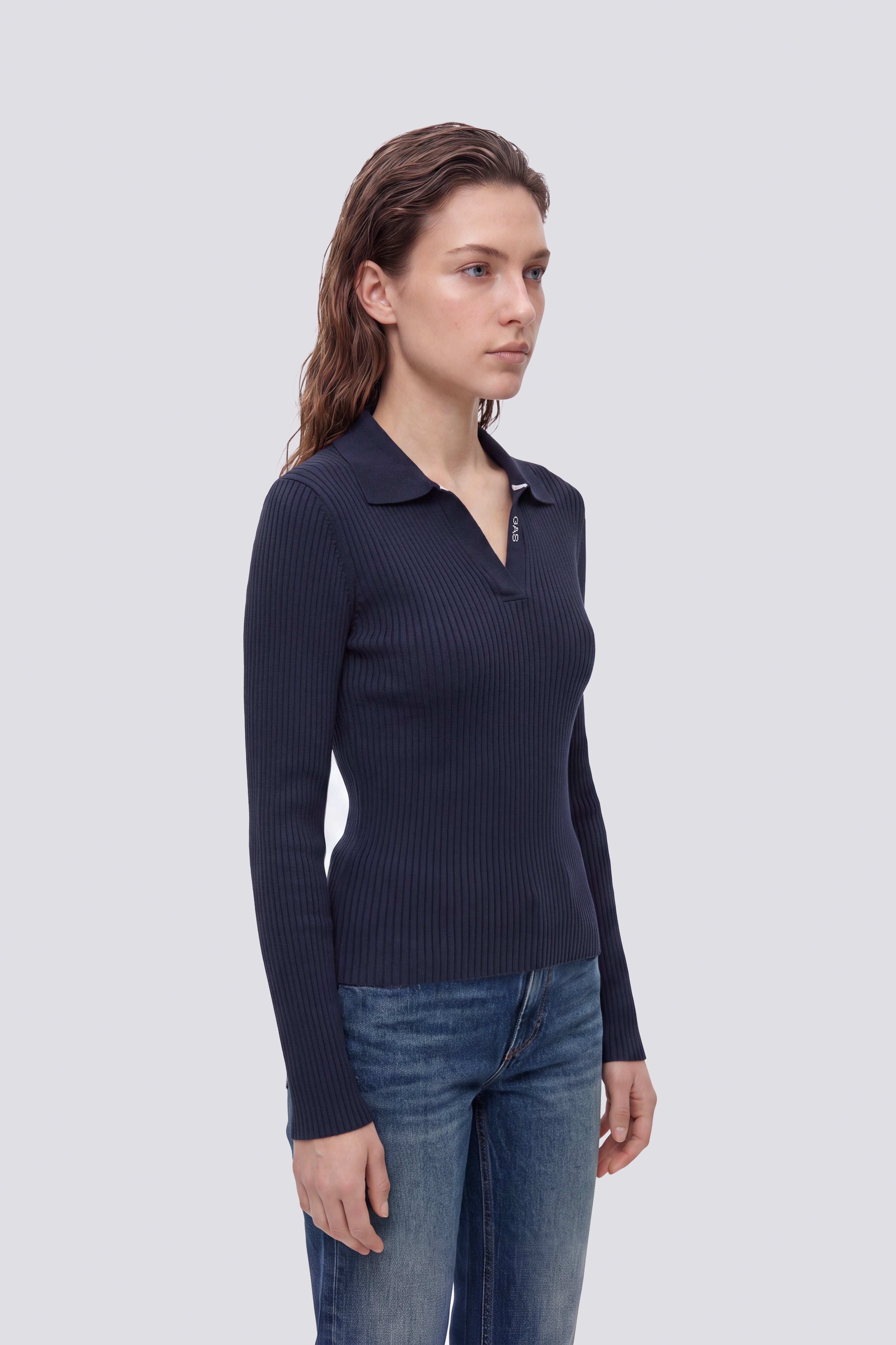 gas-emily-4706-damen-polo-slim-fit-viskose image 4