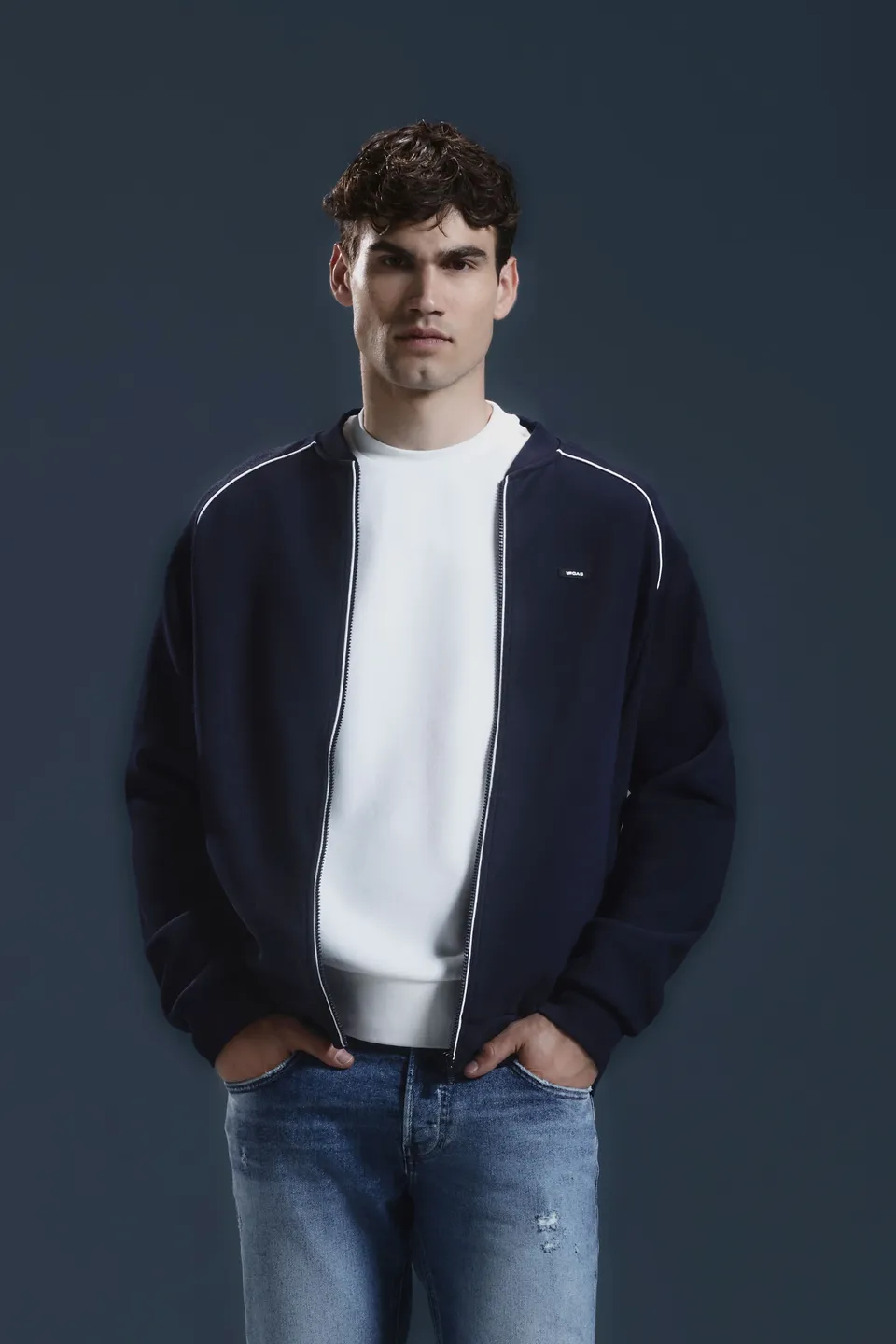 gas-lustig-pk-raglan-4706-sweatjacke-herren-piqu-full-zip image 1