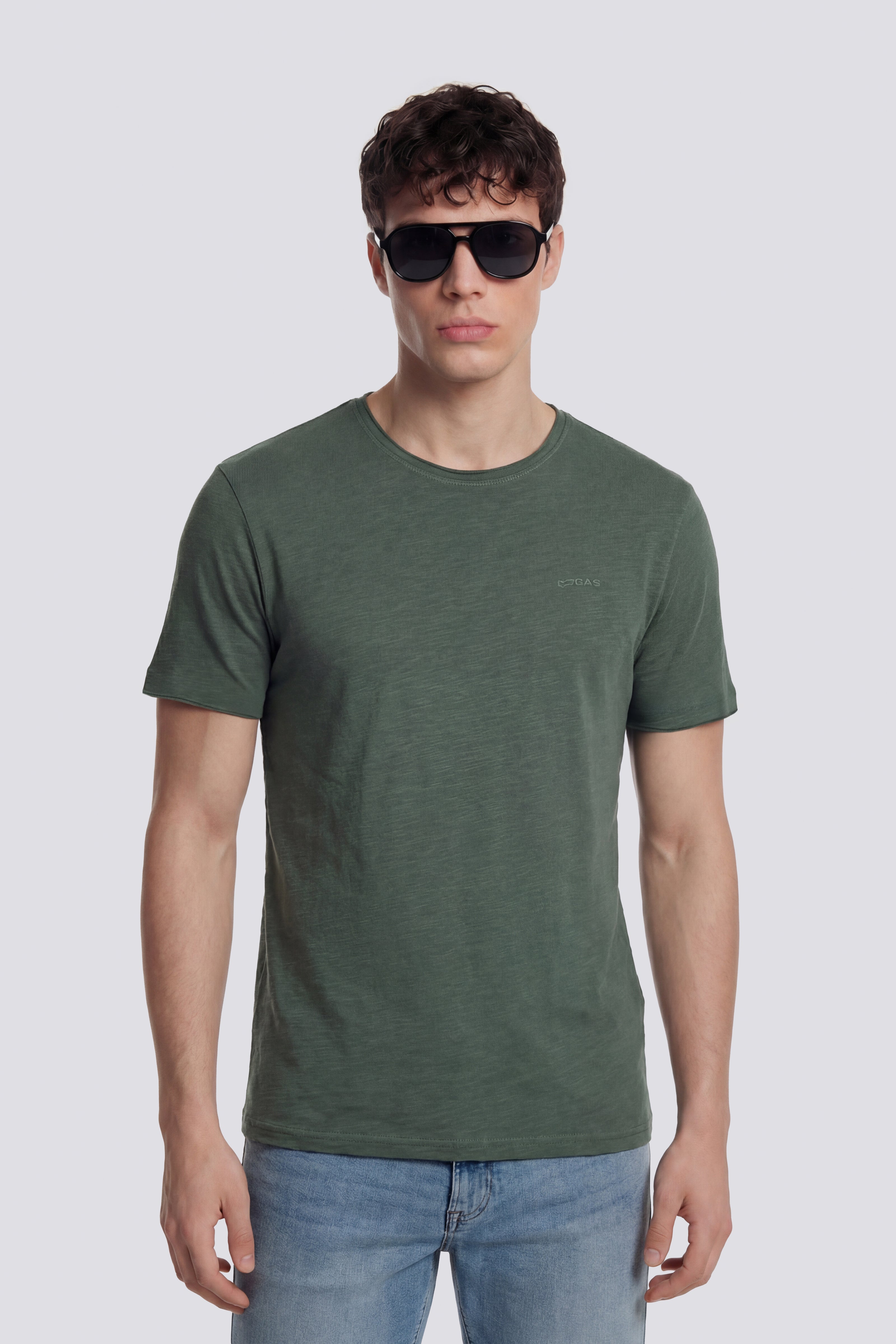 gas-scuba-t-shirt-r-c-3674-herren-slim-fit-baumwolle image 1