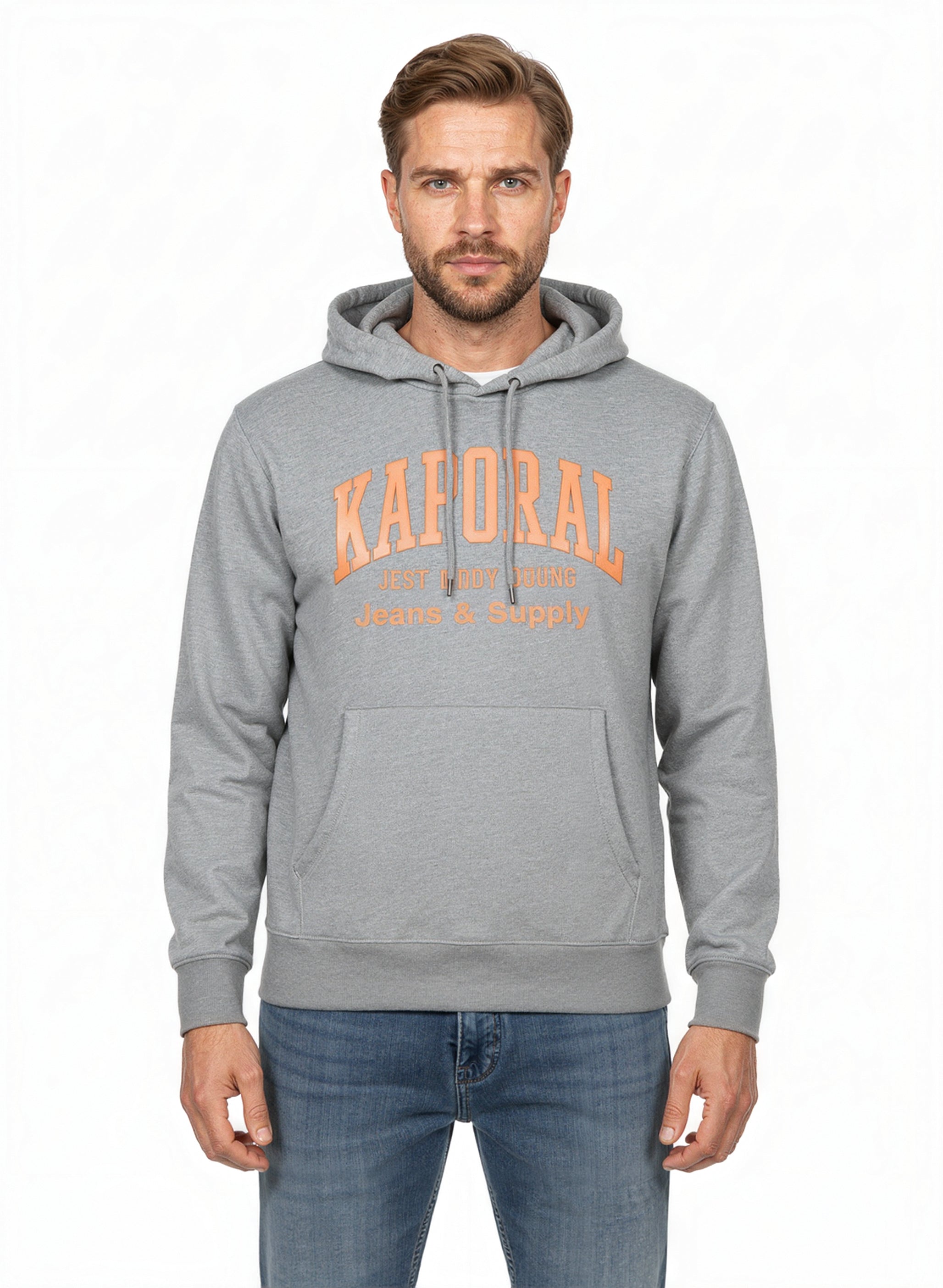 kaporal-benjy-hoodie-grau-meliert-herren-regular image 2
