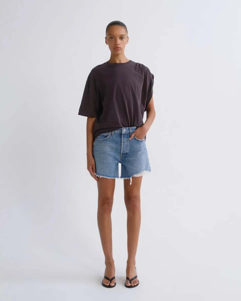 agolde-parker-long-jeansshorts-community-damen image 1