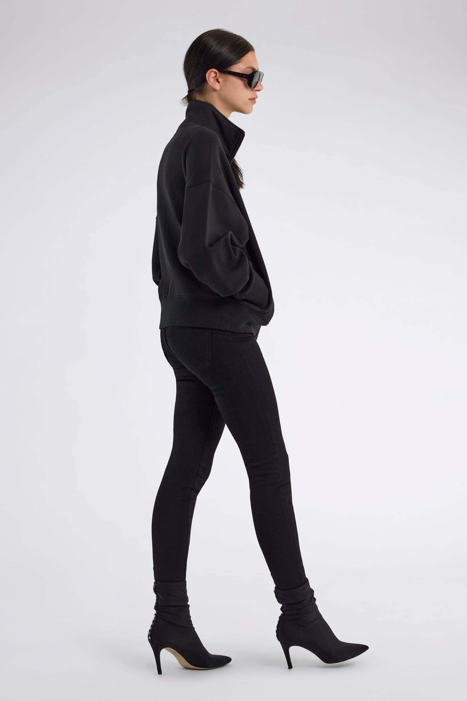gas-star-up-10bo-damen-jeans-skinny-high-waist-schwarz image 2