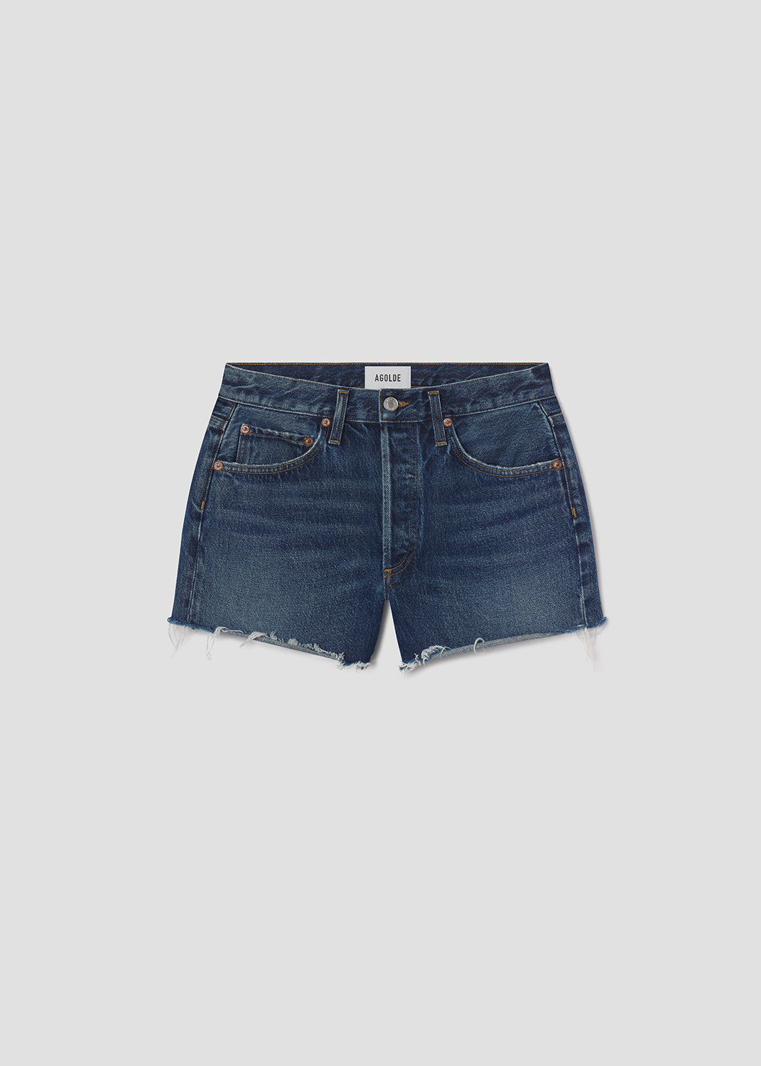 agolde-parker-cut-off-shorts-damen-chapter-dunkelblau-high-waist image 5
