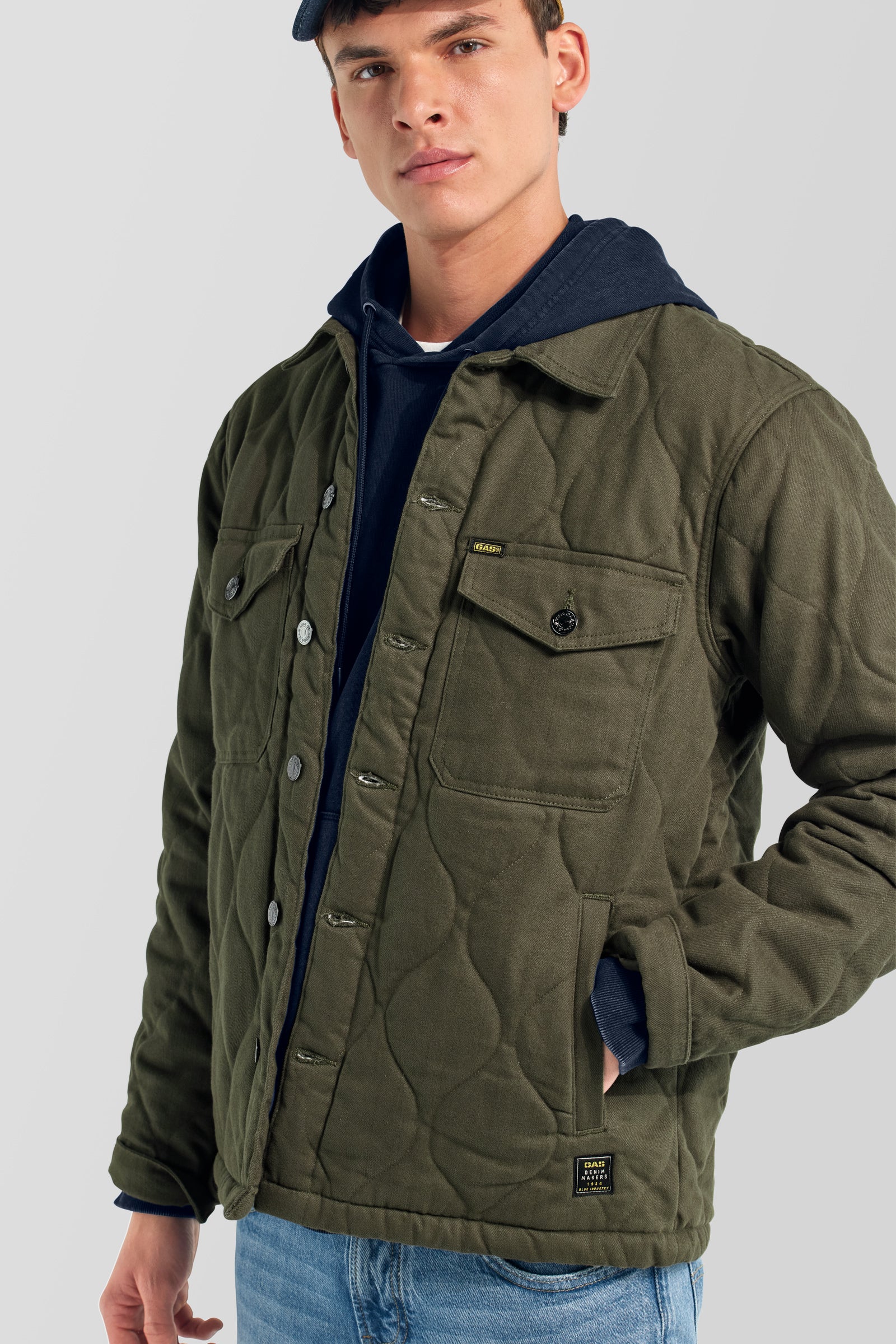 gas-puffer-jacket-3653-herren-jacke-gabardina-gesteppt-blau image 3